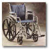 The Invacare Tracer EX Wheelchair offers long life and low maintenance at an economical price.  This chair weighs 44 lbs. and includes swing-away removable footrests.